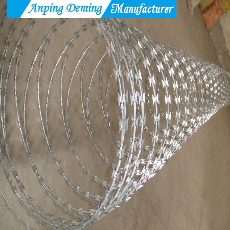 2017 Hot Sales Galvanized Razor Barbed Wire