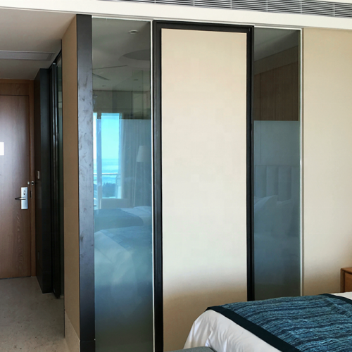 Puerta de habitación de hotel de vidrio inteligente vidrio inteligente