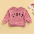 Children's Sweatshirt Top Letter Print Long Sleeve Jacket