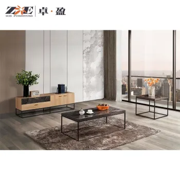 Modern Wooden TV Stand and Living Room Console Tables