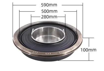 Smokeless barbecue hot pot