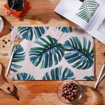 Customized Nordic Kitchen Leather Table Mats: Luxury Placemats for Dining