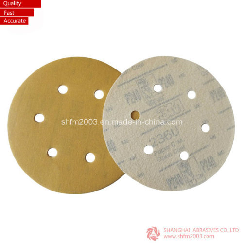 Aluminum Oxide Sanding Velco Discs with Holes