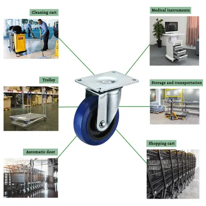 fixed oem caster manufacturer furniture market trolley caster medical caster wheel