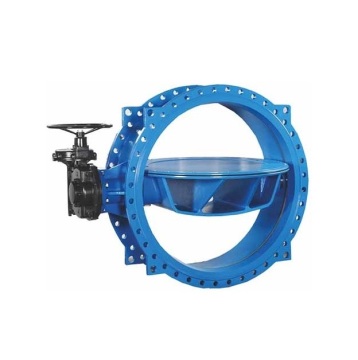 Flanged double eccentric butterfly valve