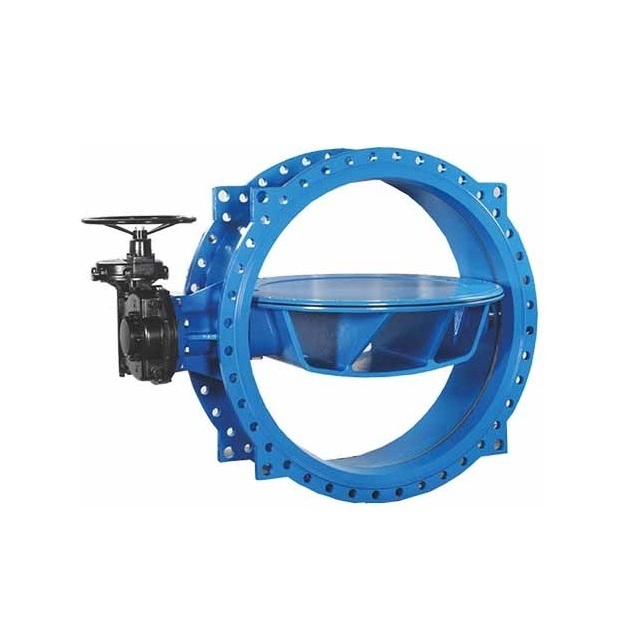 Flanged double eccentric butterfly valve