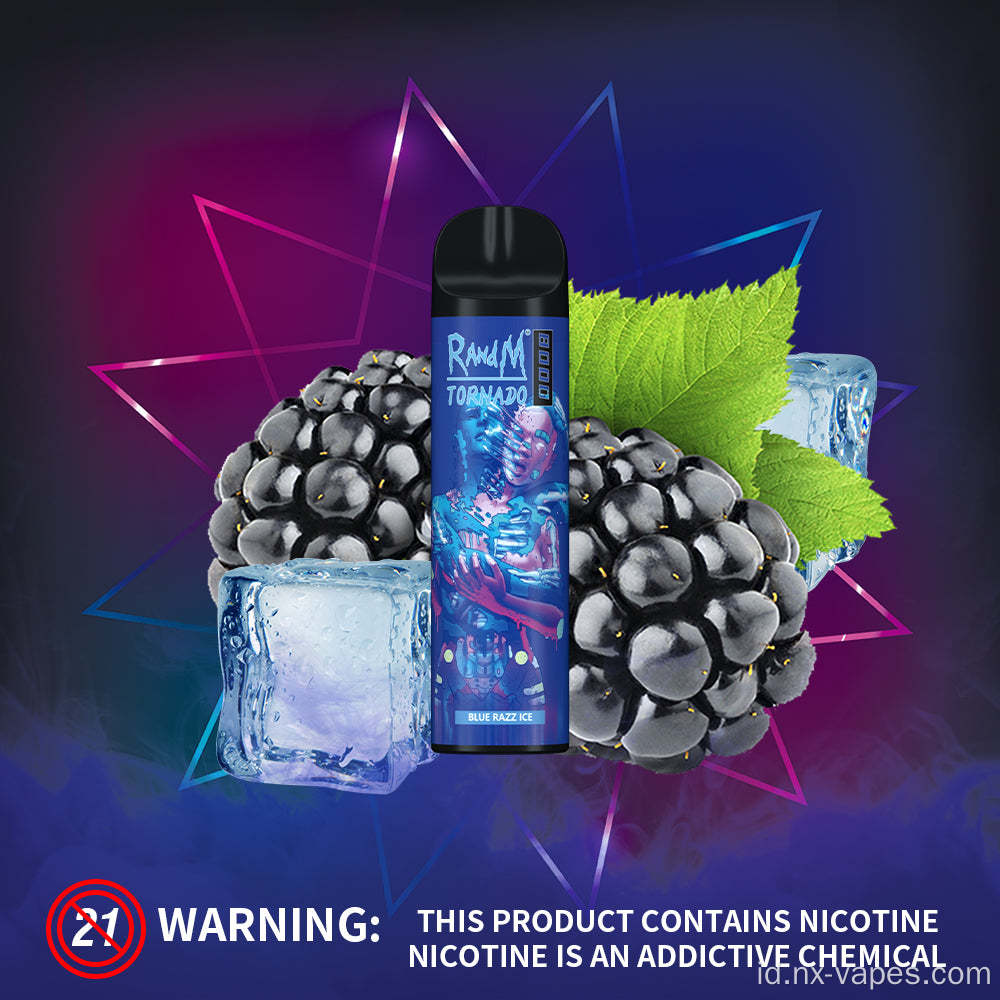 Randm tornado 8000 puffs perangkat vape grosir