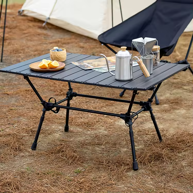 Tavolo da picnic pieghevole all'ingrosso tavolo da campeggio in alluminio di alta qualità