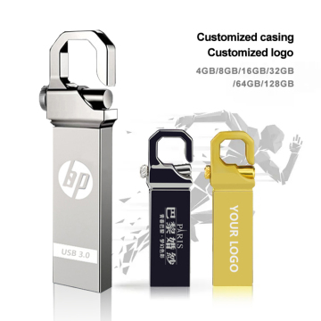 Custom Metal USB Flash Drive - 1GB to 128GB, USB 2.0/3.0