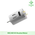 Motor de CC con escobillas de funcionamiento silencioso y duradero