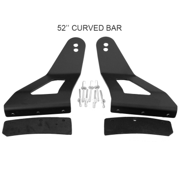 LED Light Bar Brackets for 1984-2001 Cherokee XJ & 1986-1992 Off-Road Roof Mounts