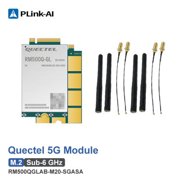 Quectel RM500QGLAB-M2 5G Module with IoT Antenna and M.2 PCIe Gen3 Connectivity