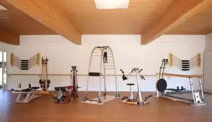 Exploring Pilates Equipment: Reformer, Floor Positions, Jumping Stretch Board, Pulley Tower, and Wingmaster