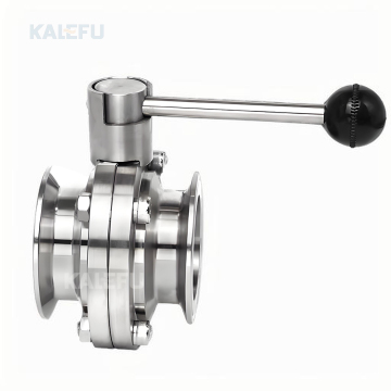 Food-Grade EN 1.4401 & EN 1.4301 Stainless Steel Butterfly Valve with Handles: Premium Quality for Sanitary Applications