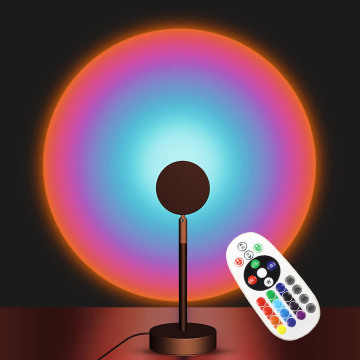 2023 Hot Selling USB Charging LED Sunset Lamp for Photography