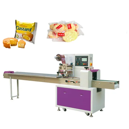 Automatic Horizontal Pillow Packing Machine for Biscuits, Chocolates, and Gummies