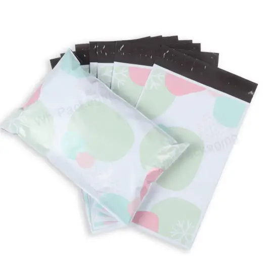 Custom Colored Stone Printed Plastic Mailing Bags - Personalized Poly Mailers for Postage