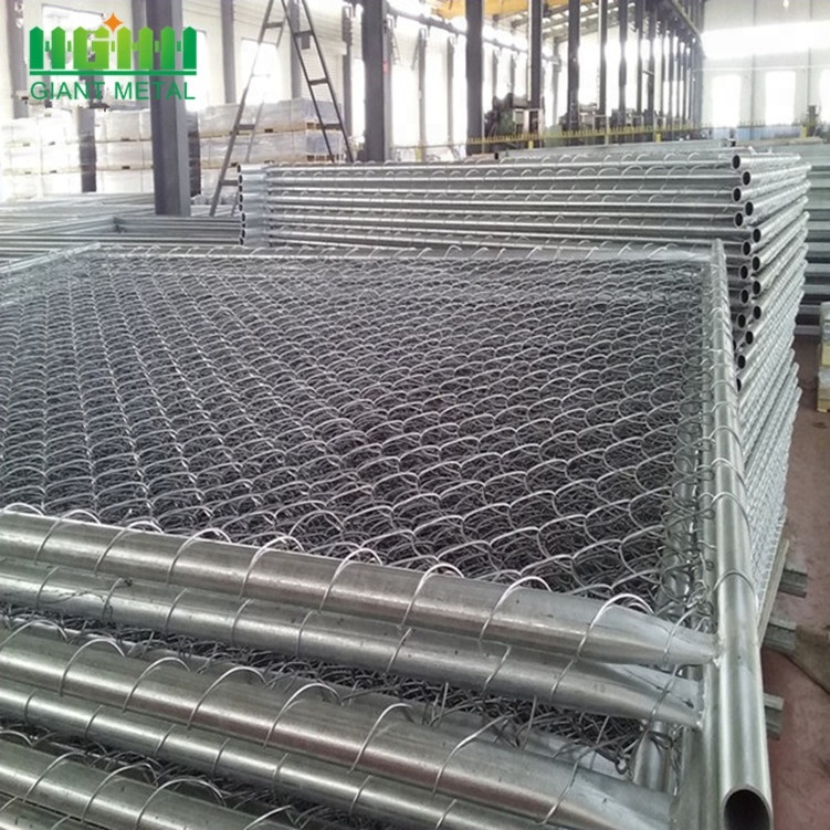 U.S Galvanized Temporary Used Chain Link Fence