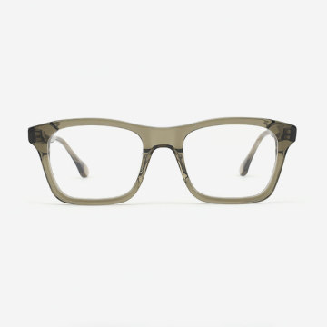 Square Elegant Acetate Men's Optical Frames