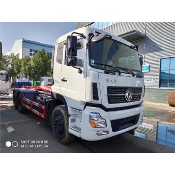 Dongfeng Tianlong belakang 8 roda roda lengan trak sampah