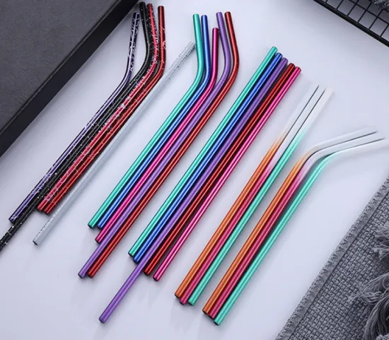 304 Fashion Stainless Steel Light Quality Straws