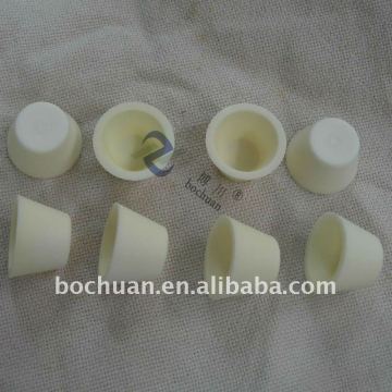 Conical alumina crucible