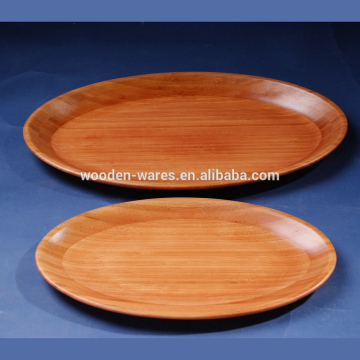 restaurant oval wood plate