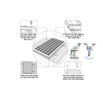 Factory Direct Solar Panel Photovoltaic Module Bracket Clamp for PV Panel Mounting
