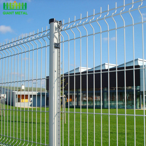 steel curved welded wire mesh 3d fence panel
