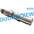 55/120 SKD61 Liner Double Conical Screw and Barrel for PVC Extrusion