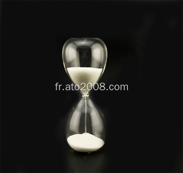 Horloge de sable clair en borosilicate