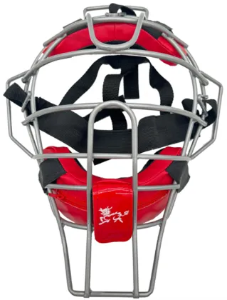 Professional baseball catchers helmet protective equipment