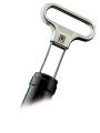 Double-Bladed Metal Corkscrew Champagne Opener