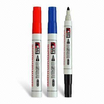 Whiteboard Marker with Bullet Nib, Available in Black, Red and Blue Colors