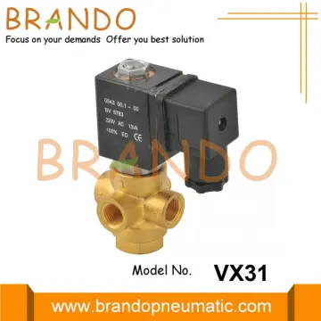 3 Way Brass Solenoid Valve For Water Vaccum