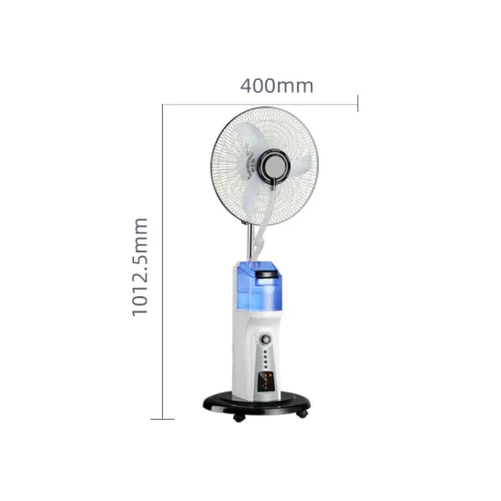 CHANGRONG 16 inch AC/DC Outdoor Water Mist Fan - Rechargeable with Solar Panel
