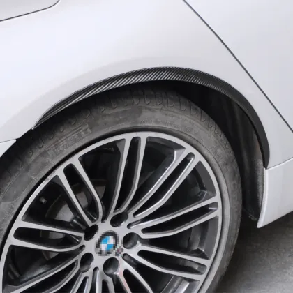 Carbon Fiber Wheel Fender Cover Protector - Anti-Collision Trim for All Cars