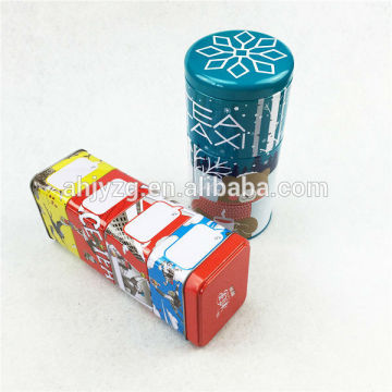 layers candy packaging metal can