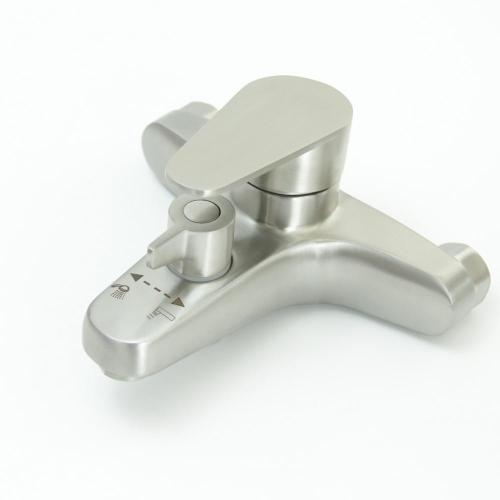 Wall Mounted Brushed Nickel SS Bath shower faucet