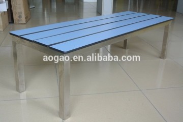 factory customized compact laminate bench for waiting room