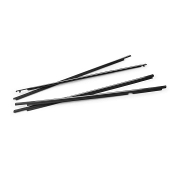 Chrome Black Window Weatherstrip Trim for Toyota Corolla 2007-2013 (75720-02180, 75710-02180, 75740-02160, 75730-02160)