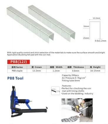 Stanley Galvanized Iron Furniture Nails and Staples for Flooring
