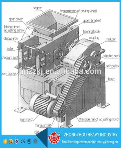 New saving energy low price chrome powder ball press machine