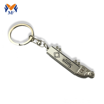 Metal personalized keychain gift for boyfriend