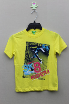 BOY'S 100% COTTON T-SHIRT WITH Cartoon  PRINT