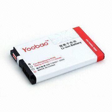 PDA Battery, Suitable for BlackBerry 8520/8700, with 1,100mAh Capacity