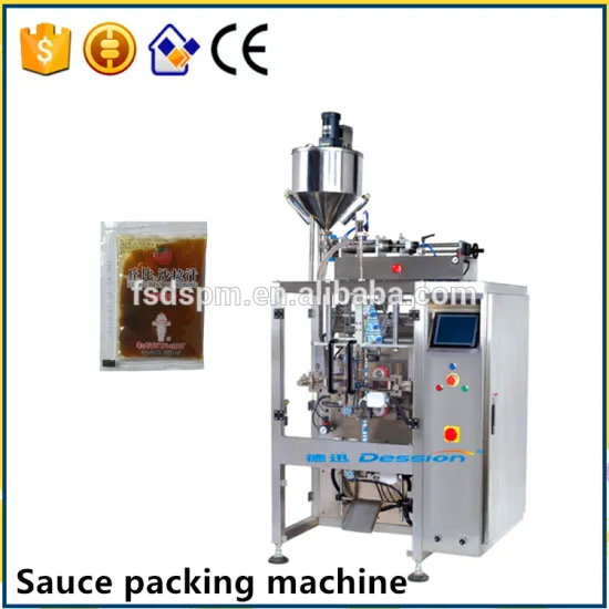 Big vertical automatic liquid back sealing sauce packaging machine manufacturer