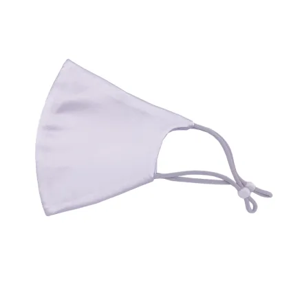 100% silk light purple face cover