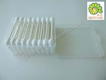 sterile medical plastic stick cotton swabs baby bud