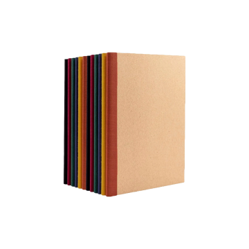 Notebook di logo personalizzati - Notebook di composizione di copertura Kraft personalizzati per ufficio e scuola